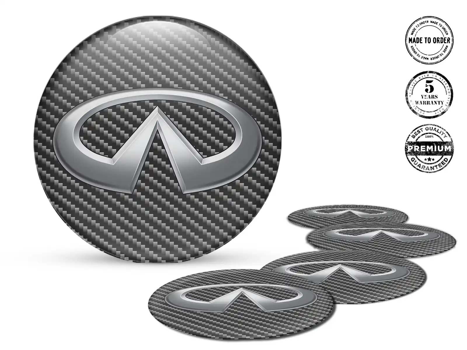 Infiniti Décalque Roue Bombée Édition Premium